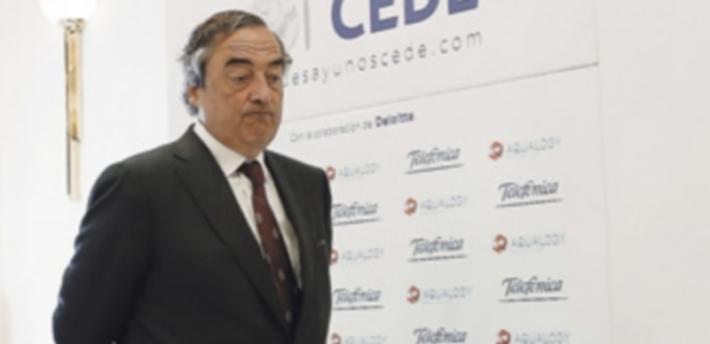 El presidente de la CEOE