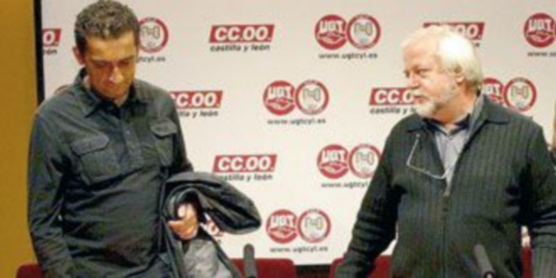 Vicente Andrés (i) y Modesto Chantre