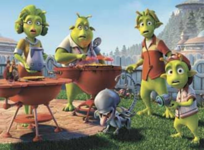 ‘Planet 51’ acaparó la mitad de la recaudación internacional del celuloide patrio.