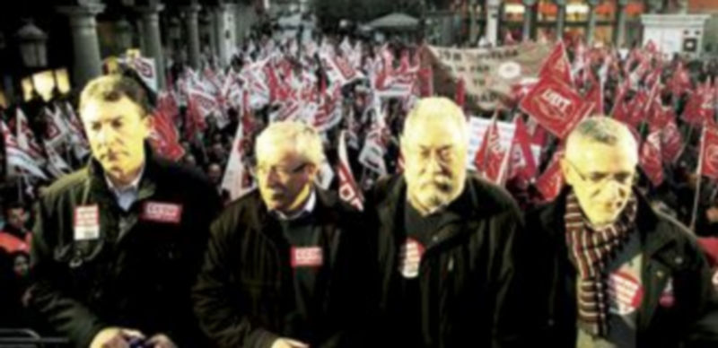Los secretarios generales de CCOO y UGT