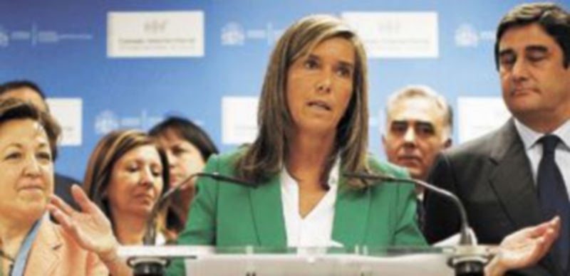 La ministra de Sanidad