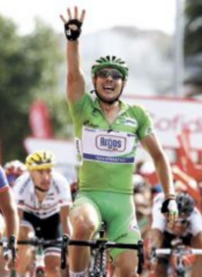 Degenkolb festeja su cuarto triunfo en Sanxenxo. / Reuters