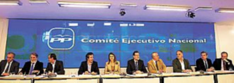 Mariano Rajoy presidió el Comité Ejecutivo del partido celebrado en la sede de la calle Génova. / Europa Press