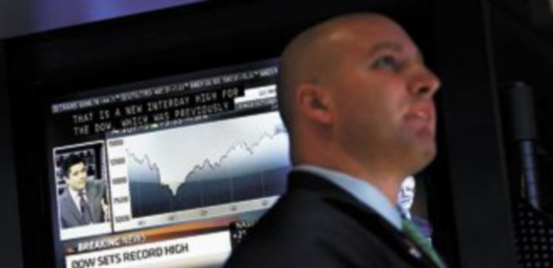 El Dow Jones batió sus récords intradía y al cierre durante la jornada de ayer. / Reuters