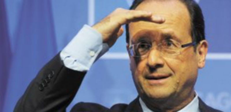 El socialista François Hollande aseguró en su investidura como presidente que «el pueblo galo se reincorporará en la senda de la Justicia». / Reuters