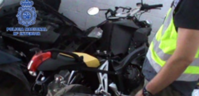 Foto de algunos vehículos intervenidos