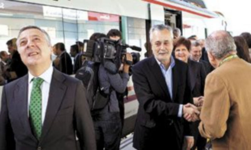 José Blanco y el presidente de la Junta de Andalucía