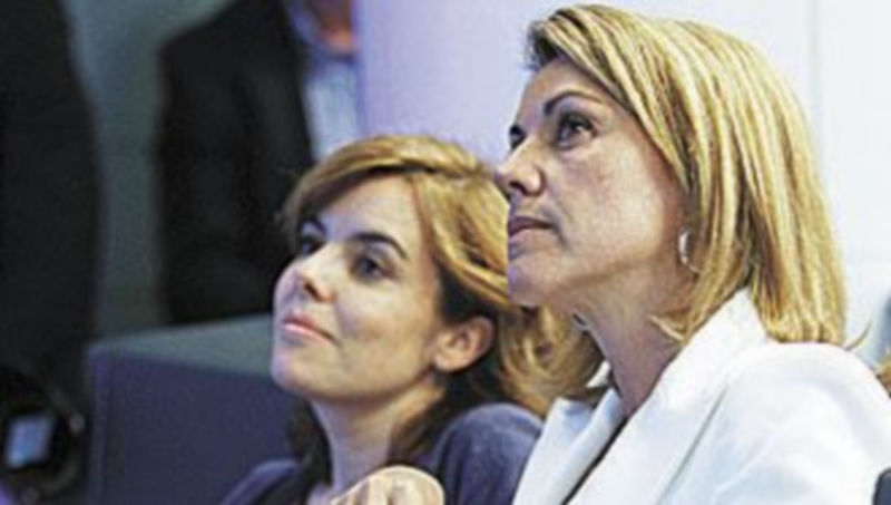 Sáenz de Santamaría y Cospedal.