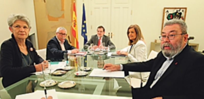 Los representantes sindicales