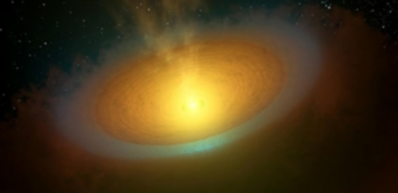 Los científicos se asoman al ‘saco amniótico’ de una estrella joven 1 HD 100546 es una estrella joven