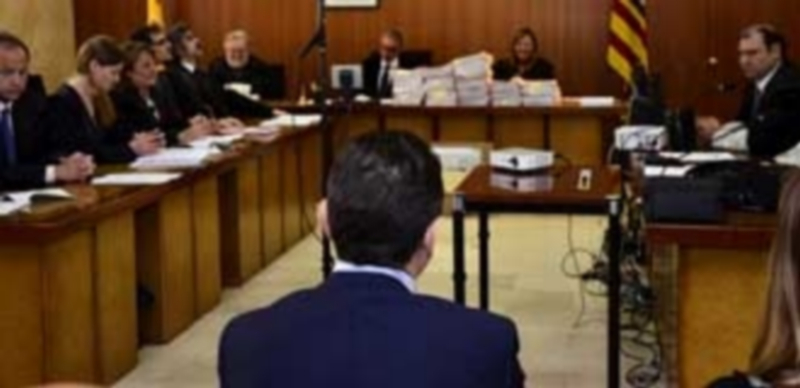 Romanov acepta casi cuatro años de cárcel por blanquear 1,6 millones 1 El acusado durante el juicio celebrado en la Audiencia de Palma de Mallorca. / Efe