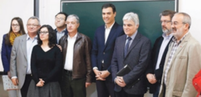 El líder socialista