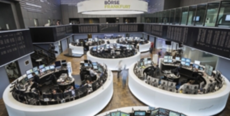 Vista general de la bolsa de Fráncfort