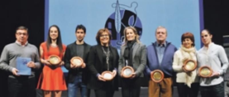 Los premiados de la Serie Oro en la Gala del Deporte Segoviano