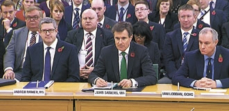 Los jefes de las tres agencias secretas del Reino Unido