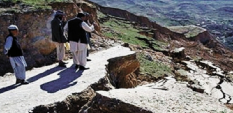 La zona afectada registra con asiduidad temblores en el suelo.