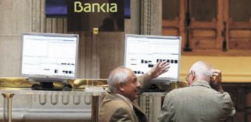 Bankia perdió ayer un 16