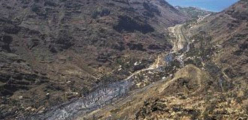 En la isla de La Gomera el fuego ha arrasado más del 11 por ciento de masa forestal. / Reuters