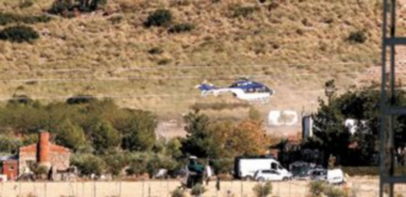 La Guardia Civil montó un espectacular operativo para tratar de detener al fugitivo