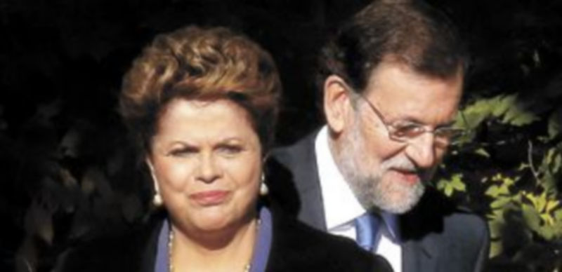 Mariano Rajoy se entrevistó en Madrid con Dilma Rousseff