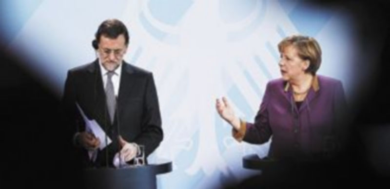 El objetivo de Rajoy y Merkel ahora es lograr que el italiano Monti se presente a las próximas elecciones de su país. / Reuters