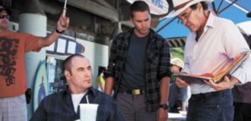 Un momento del rodaje de ‘Salvajes’