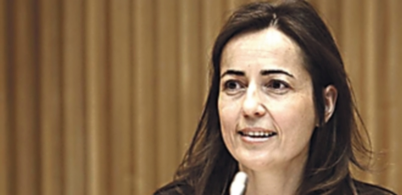 María Seguí contesta una de las preguntas de los periodistas. / Europa Press