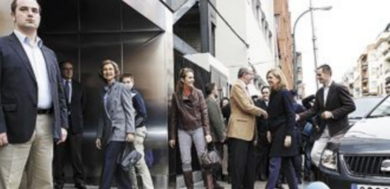 La Infantas Elena y Cristina