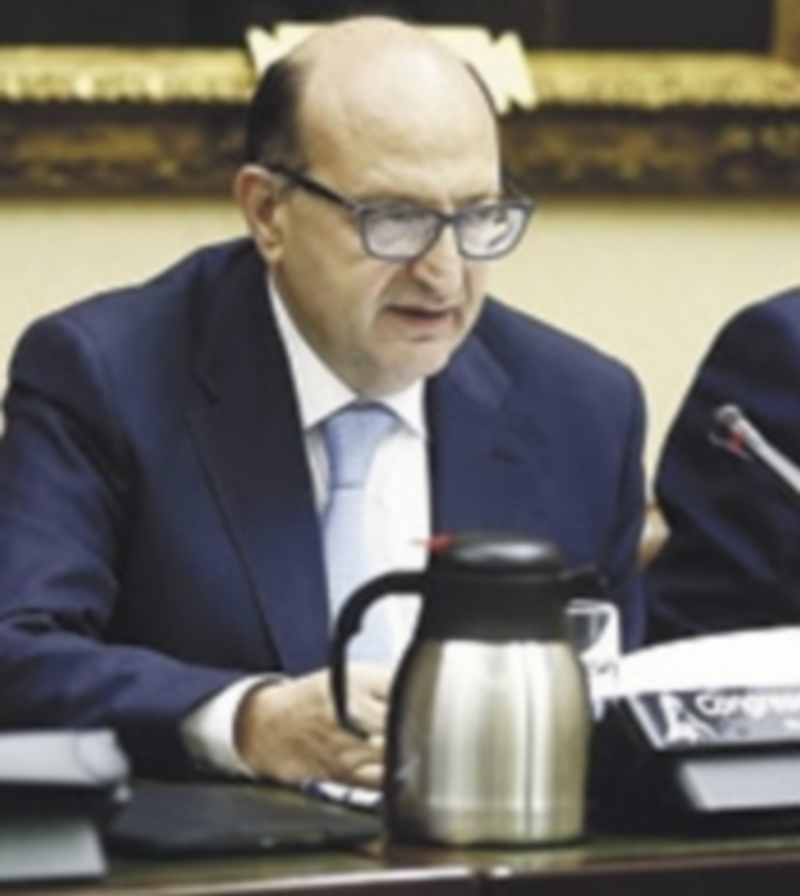 El presidente del Tribunal de Cuentas durante una comparecencia en el Congreso. / Ep.