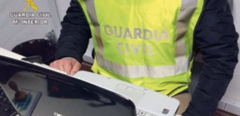 La Guardia Civil realizó un seguimiento a través del rastreo de diversas bases de datos con archivos pedófilos. / E. P.