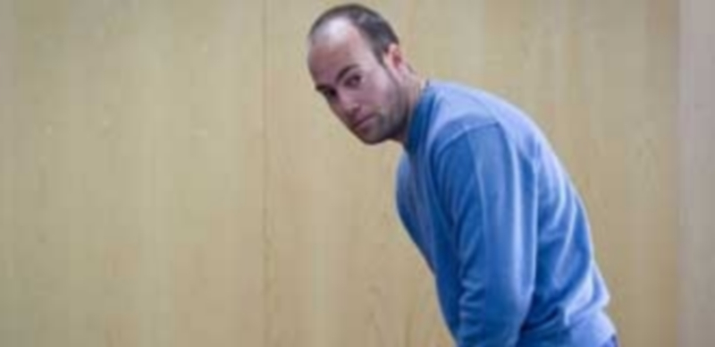 Jonathan Moya González durante una de las vistas judiciales en Almería. / Efe