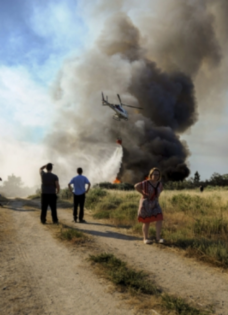 Los fuegos en Asturias