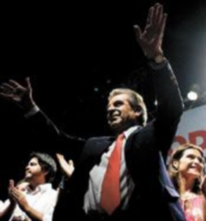 El candidato oficialista y ex presidente chileno