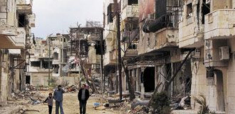 La ciudad de Homs fue nuevamente atacada por las tropas del Gobierno de Damasco. / Reuters