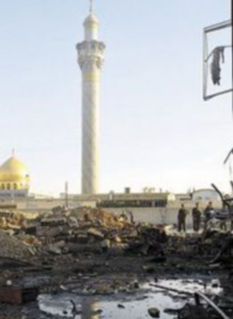 La ciudad de Al Rastán es una de las más castigadas por los ataques.