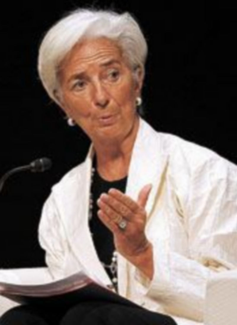 Christine Lagarde.