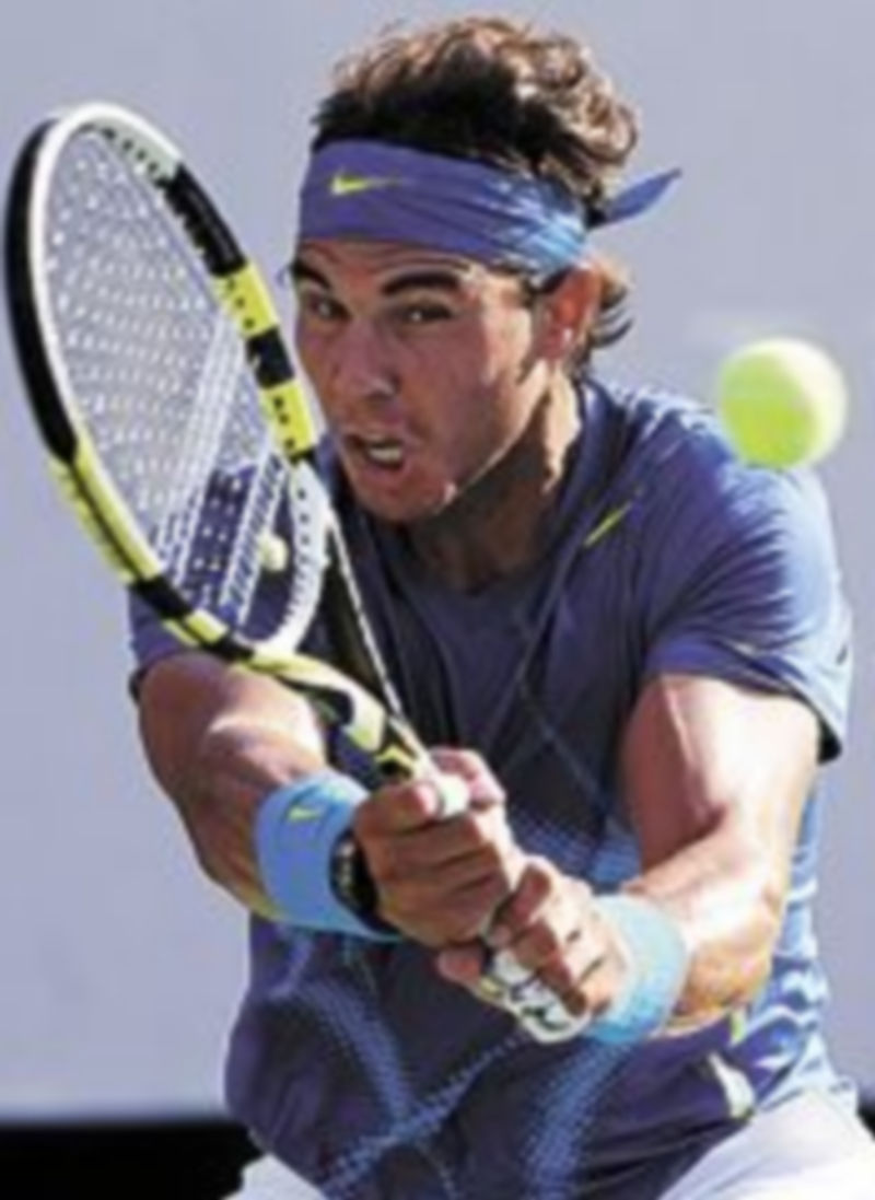 El tenista manacorí en acción.