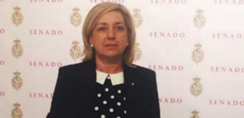 Paloma Sanz considera la actividad comercial como uno de los pilares del crecimiento 1 La senadora del Partido Popular por Segovia