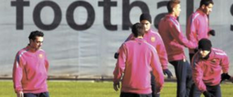 Los jugadores del Barcelona no pueden relajarse ante un rival