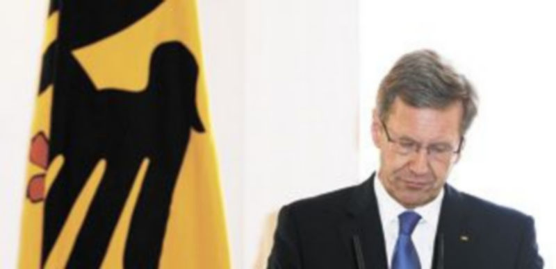 Christian Wulff consideró que su «efectividad» había quedado dañada y