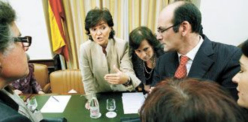 La presidenta de la Comisión de Igualdad del Congreso