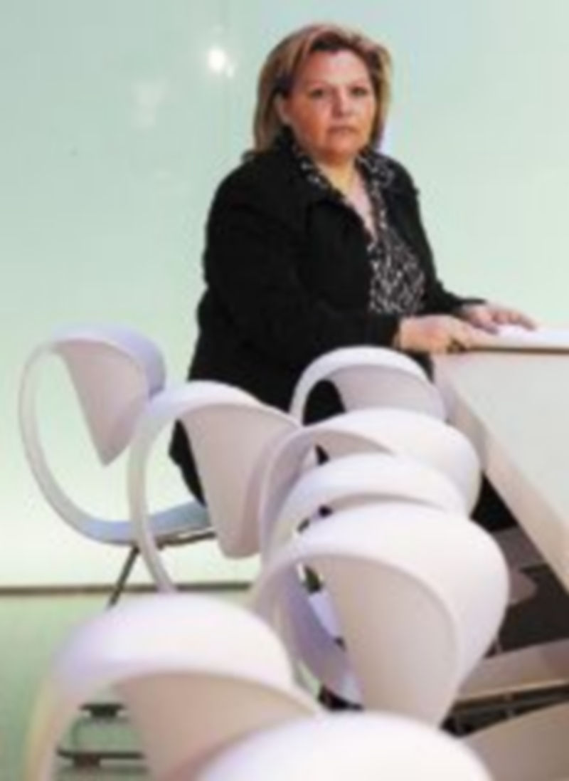 Ángeles Pedraza seguirá al frente de la AVT dos años más. / Alberto Rodrigo.