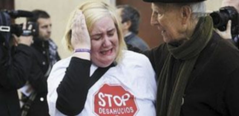 La coordinadora de Stop Desahucios Vizcaya