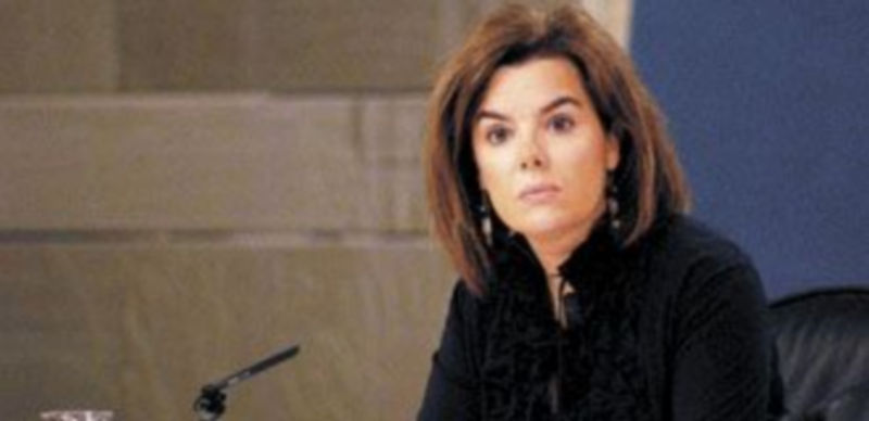 La vicepresidenta del Gobierno