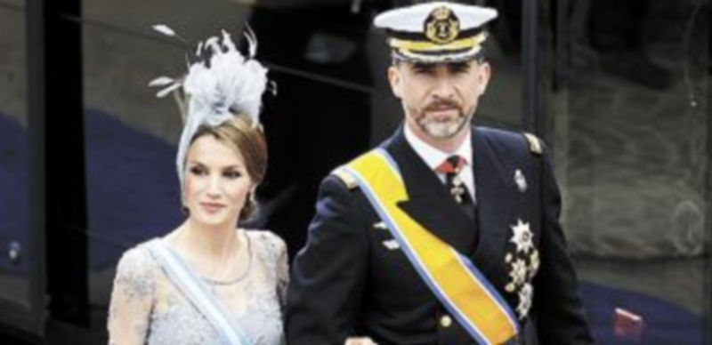 Don Felipe y Doña Letizia no faltaron a la cita como representantes de la Corona española.