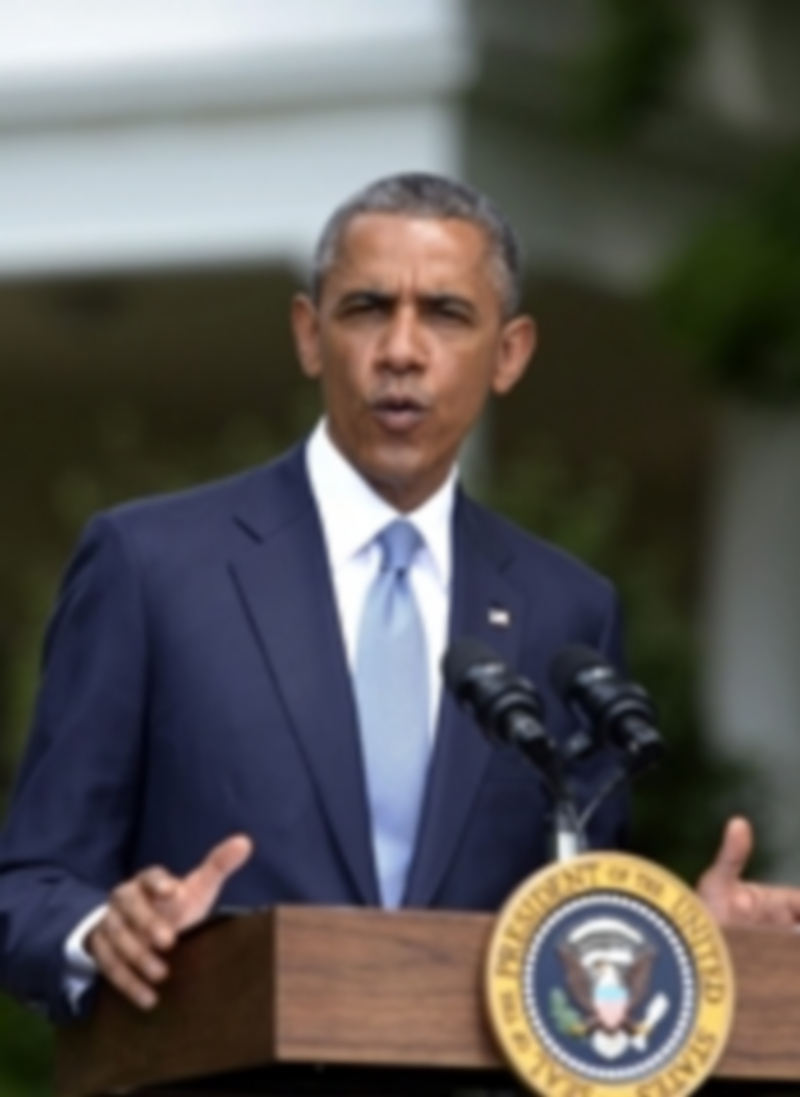 El presidente Obama comparece en la Casa Blanca ante los medios de comunicación. / Efe