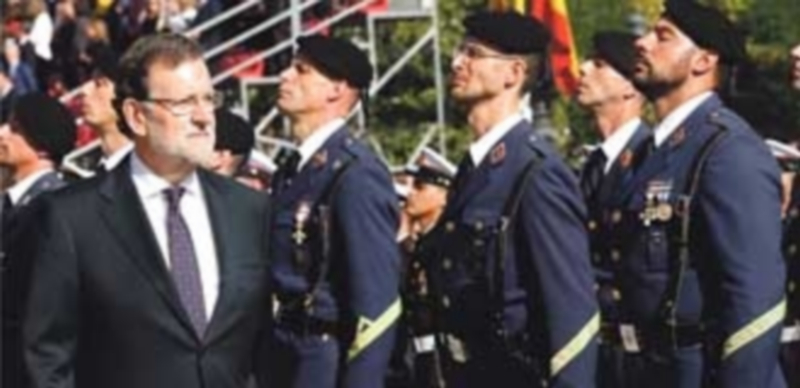 Rajoy defiende el respeto a la Ley como “forma de sentirse español” 1 El presidente del Gobierno