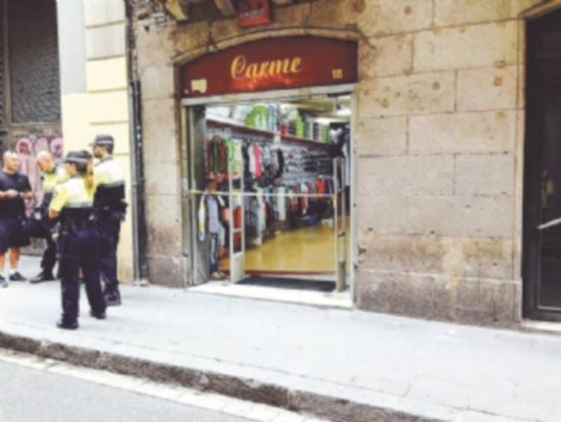 El incidente sucedió entre la s calles Pintor Fortuny y Carme. / Europa Press