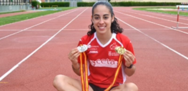 La atleta segoviana Sara Gómez