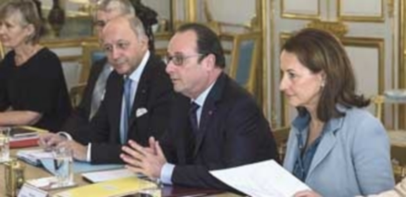 El presidente francés